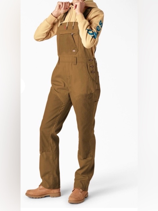 Dickies Denim - Dickies Women's Brown/Tan Work Overalls